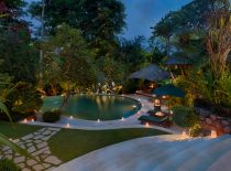 Villa Bougainvillea, Pool at Night
