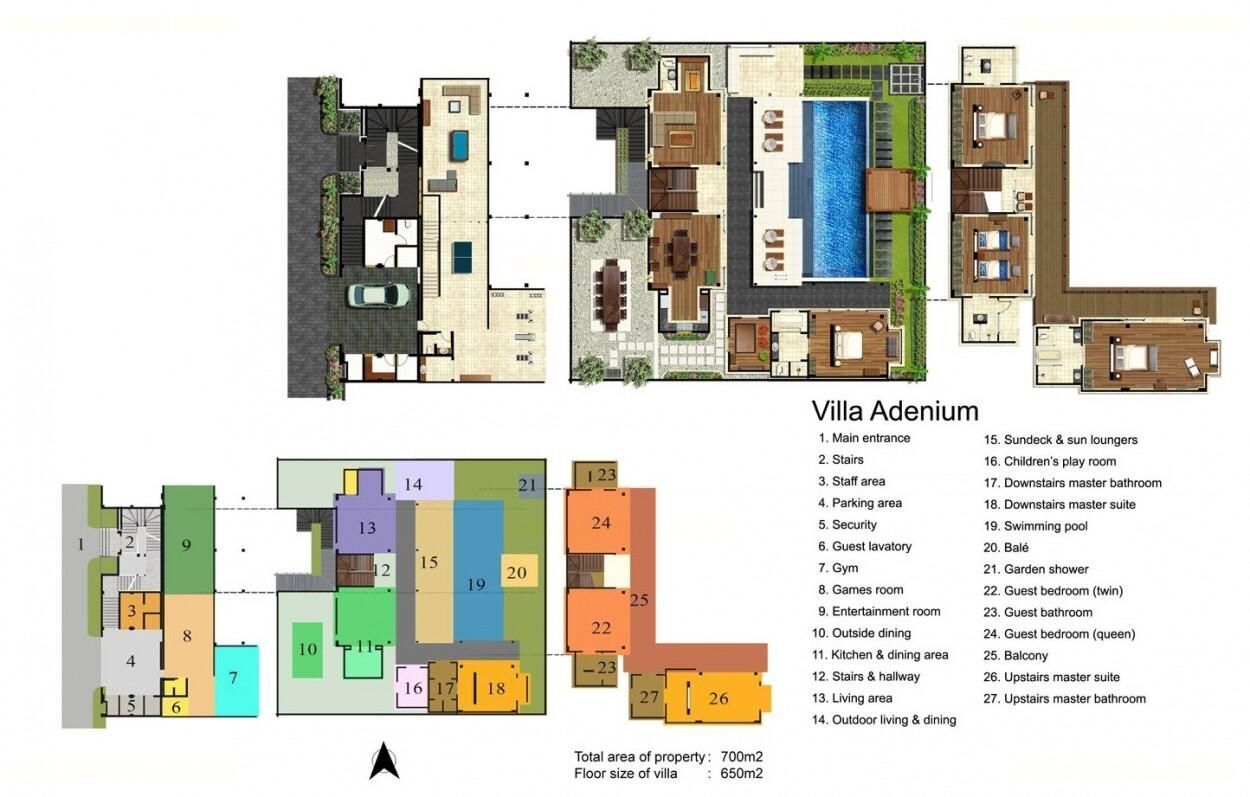 Villa Adenium Floor Plan