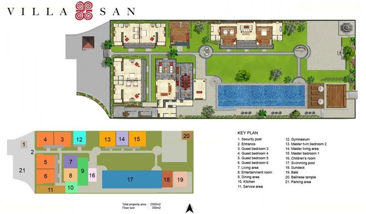 Villa San Floor Plan