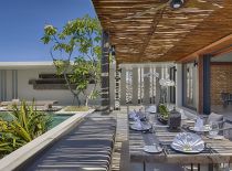 Villa Hamsa, Outdoor Dining Pavilion