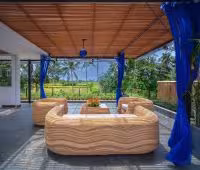 Villa Paletu, Dachterrasse