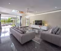 Villa Paletu, Wohnzimmerbereich